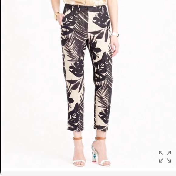 J. Crew Pants - J. Crew Ludlow Pants Inky Floral